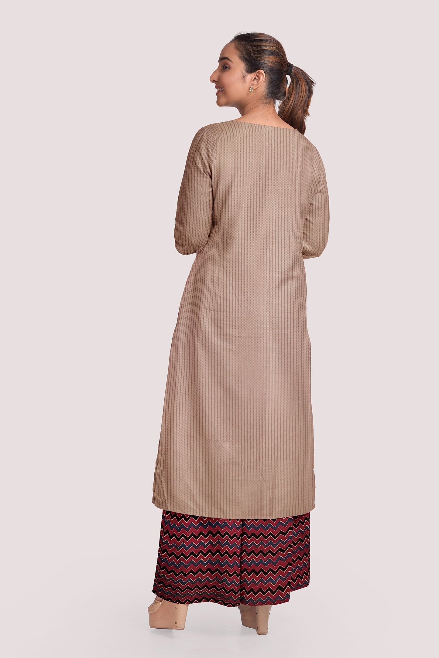 KAHINI Blockprint Cotton Kurta Fabric