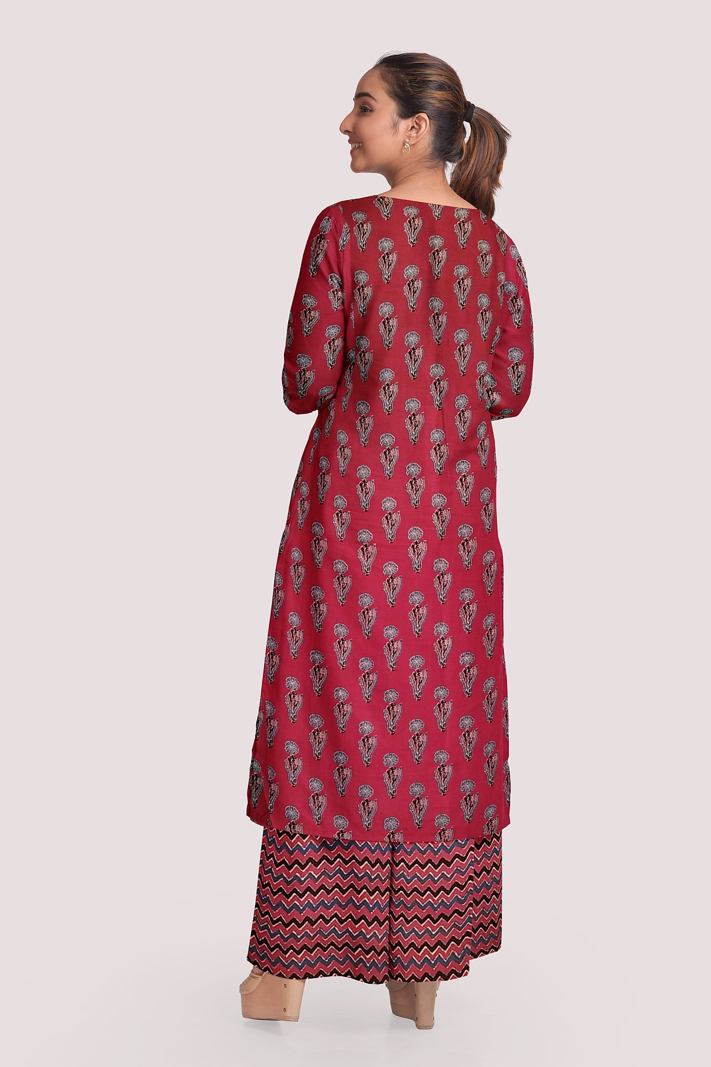 LAALIMA Blockprint Cotton Suit Fabric