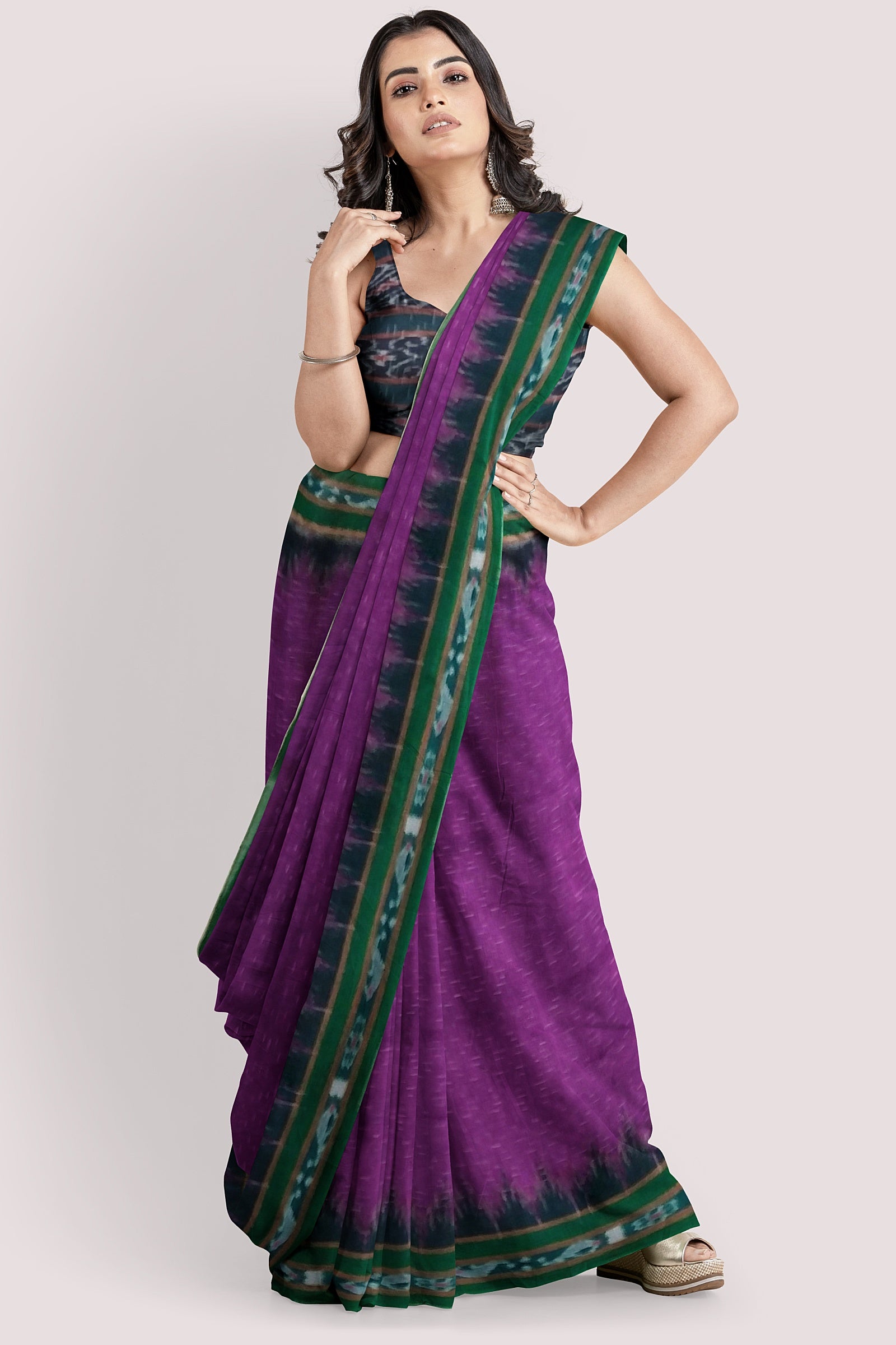 Aurora Soft Pure Cotton Handloom Saree Vaagmi World
