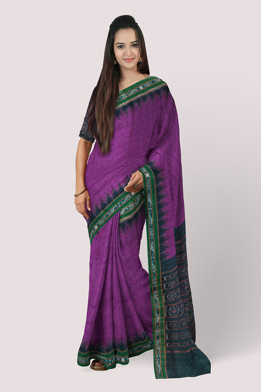Aurora Soft Pure Cotton Handloom Saree