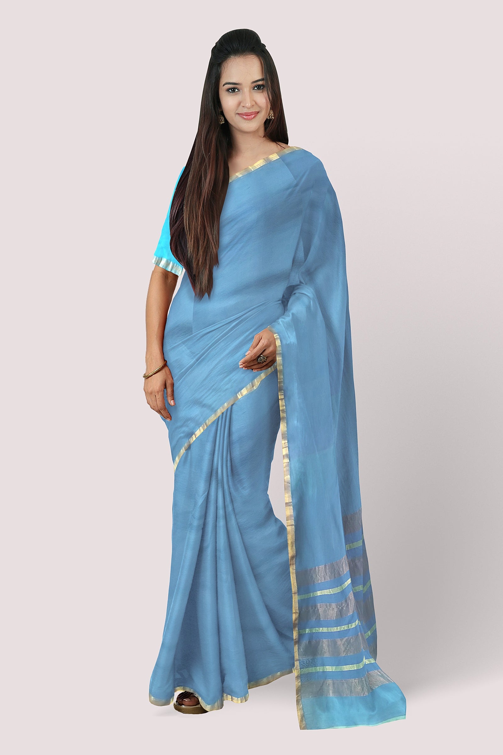 Rehwa Vaagmi Silk Cotton Handloom Saree.