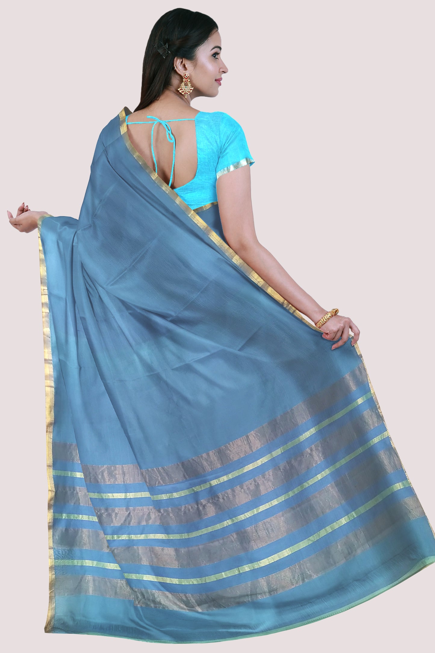 Rehwa Vaagmi Silk Cotton Handloom Saree.