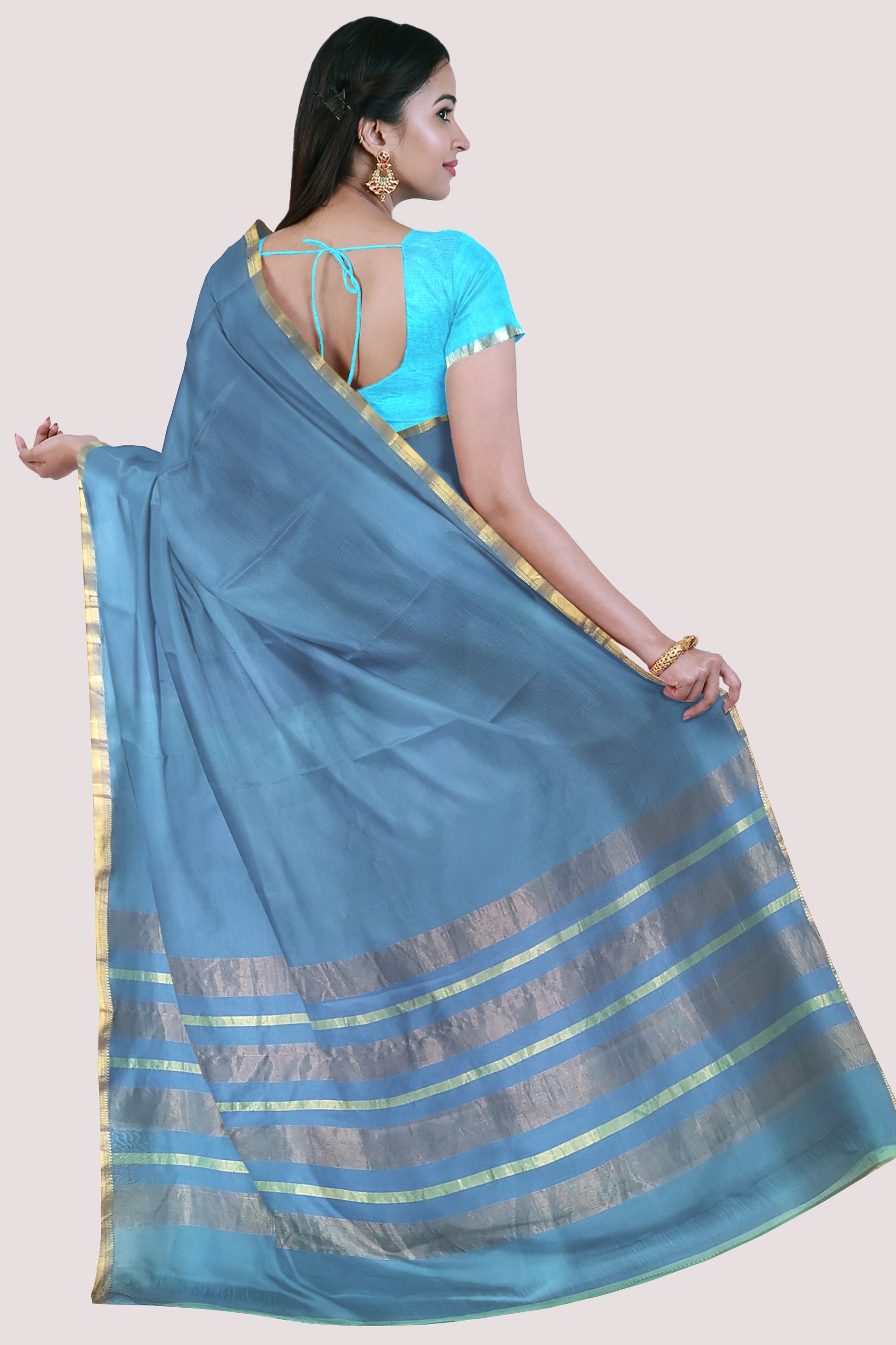 Rehwa Vaagmi Silk Cotton Handloom Saree.