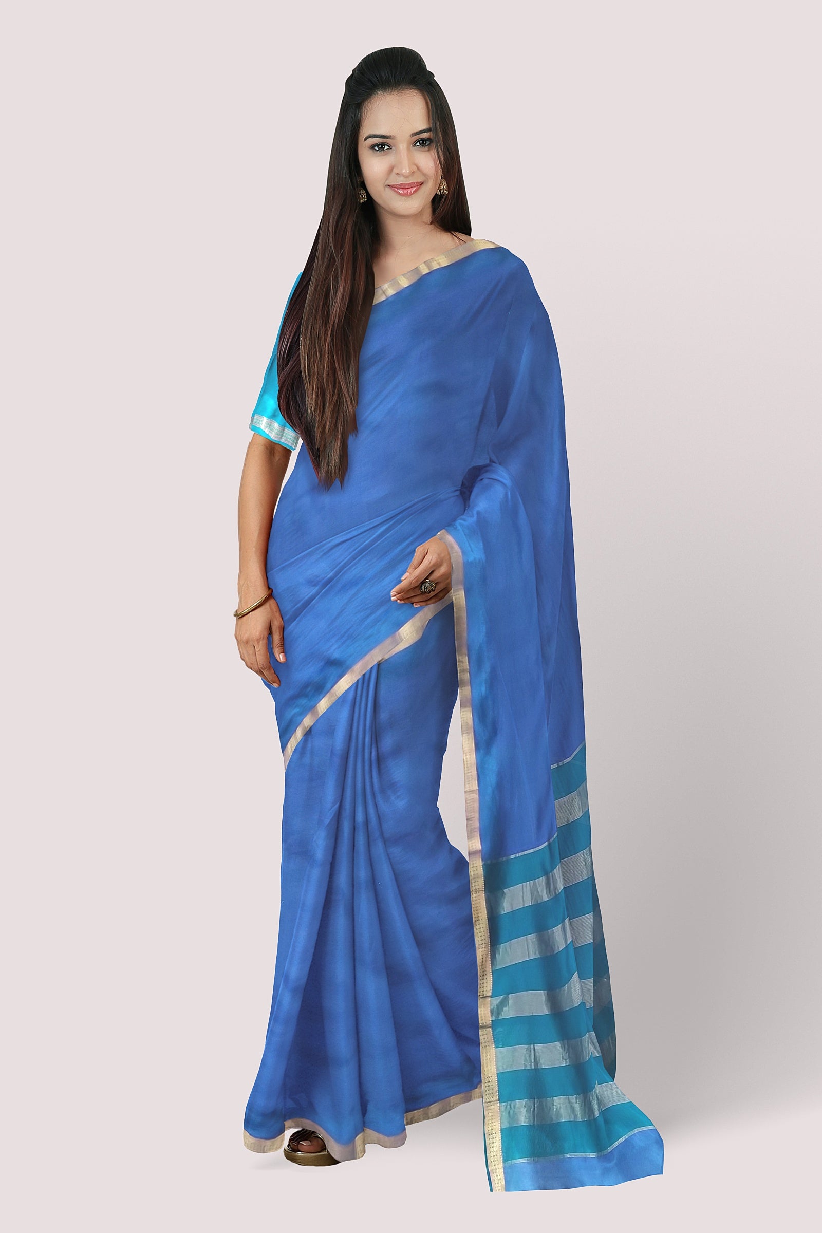 Rehwa Vaagmi Silk Cotton Handloom Saree
