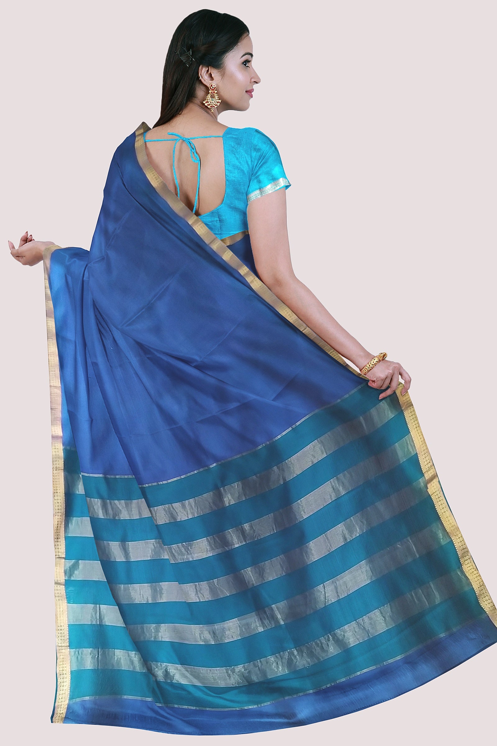 Rehwa Vaagmi Silk Cotton Handloom Saree