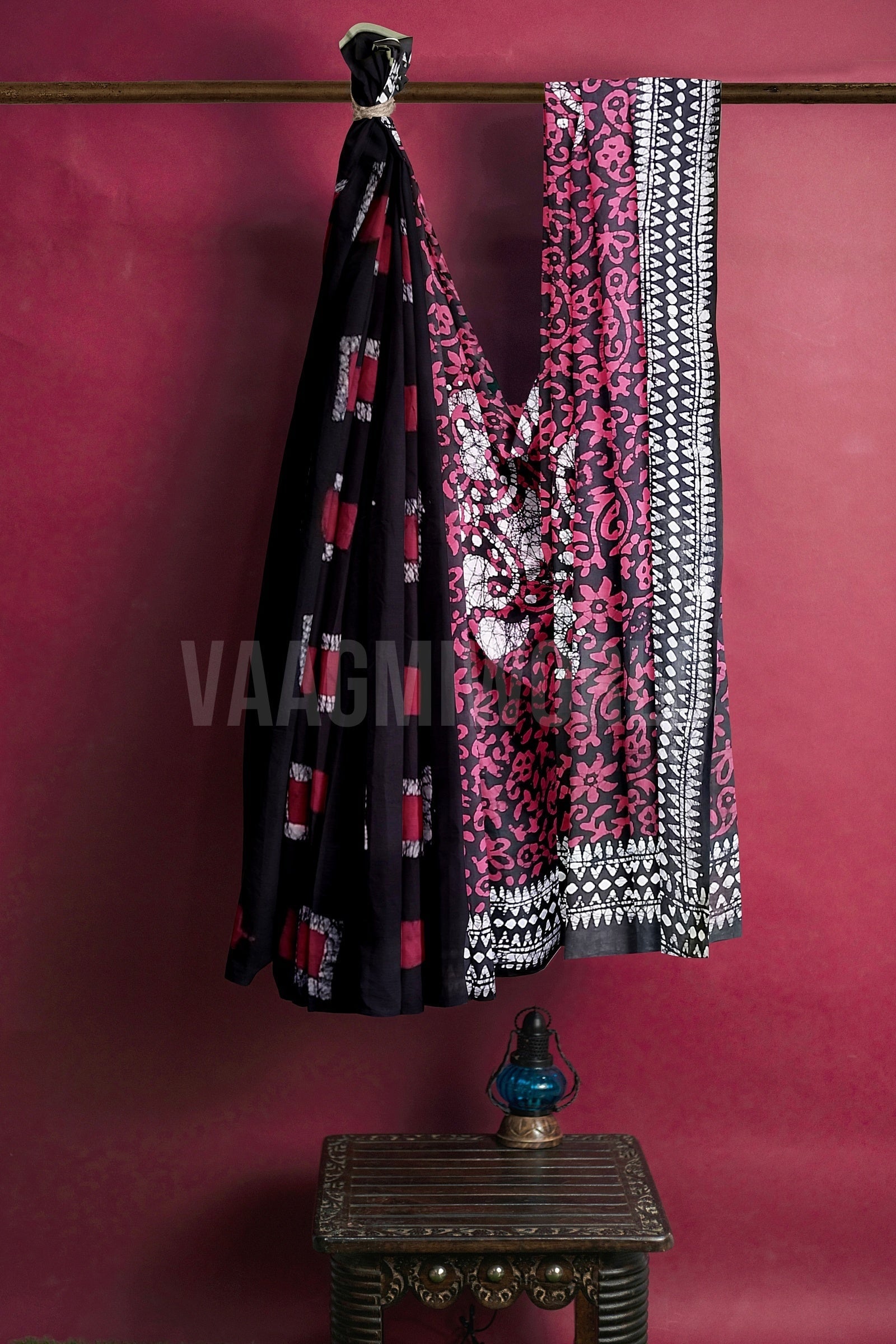VAAGMI WORLD HANDBLOCK COTTON SAREES