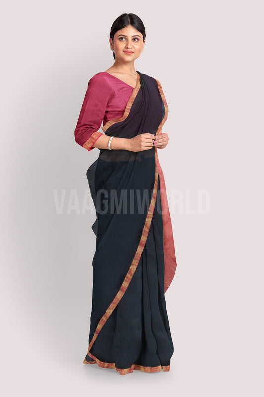 Rehwa Vaagmi Silk Cotton Handloom Saree