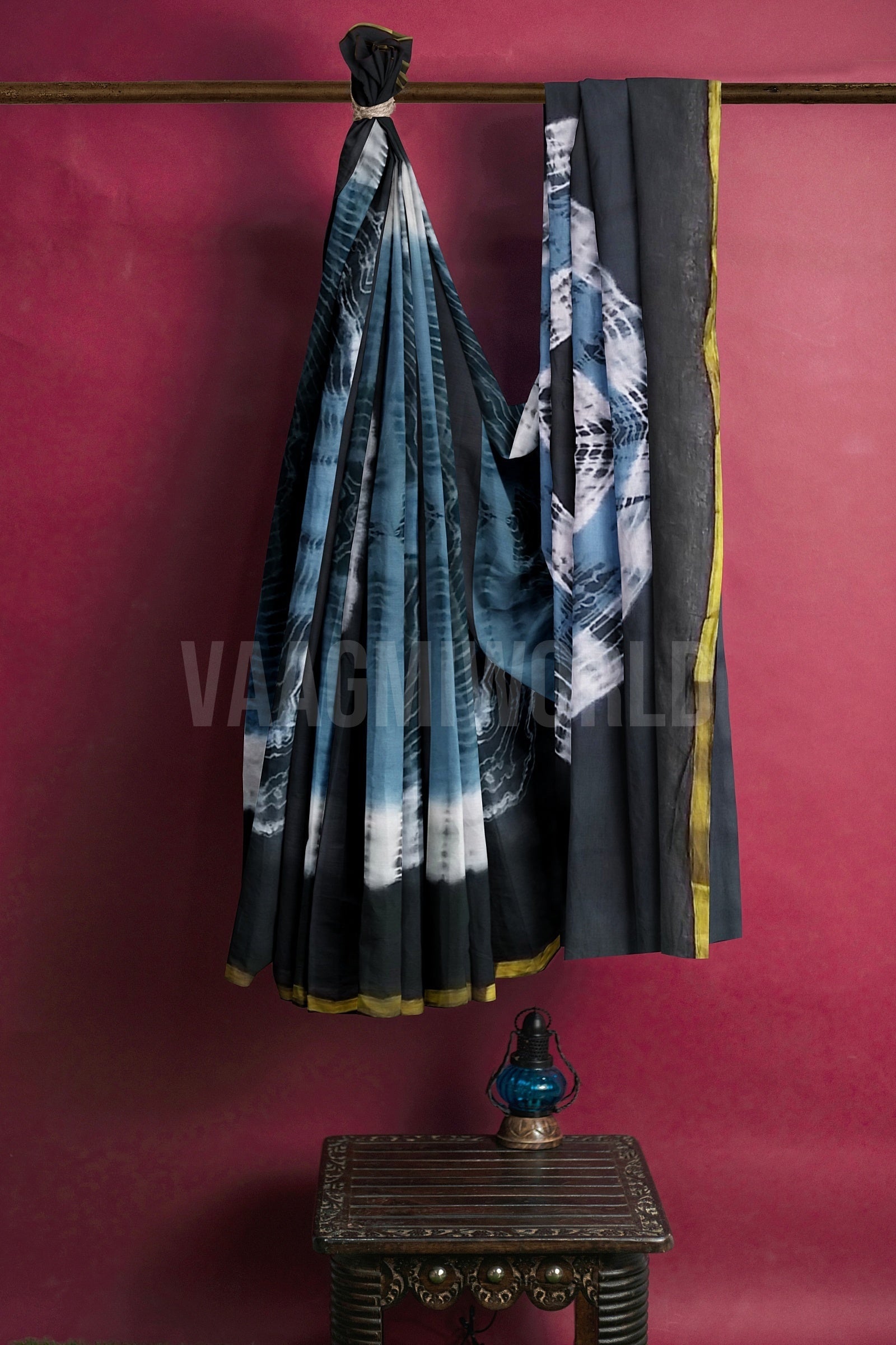VAAGMI WORLD Mul Cotton Saree