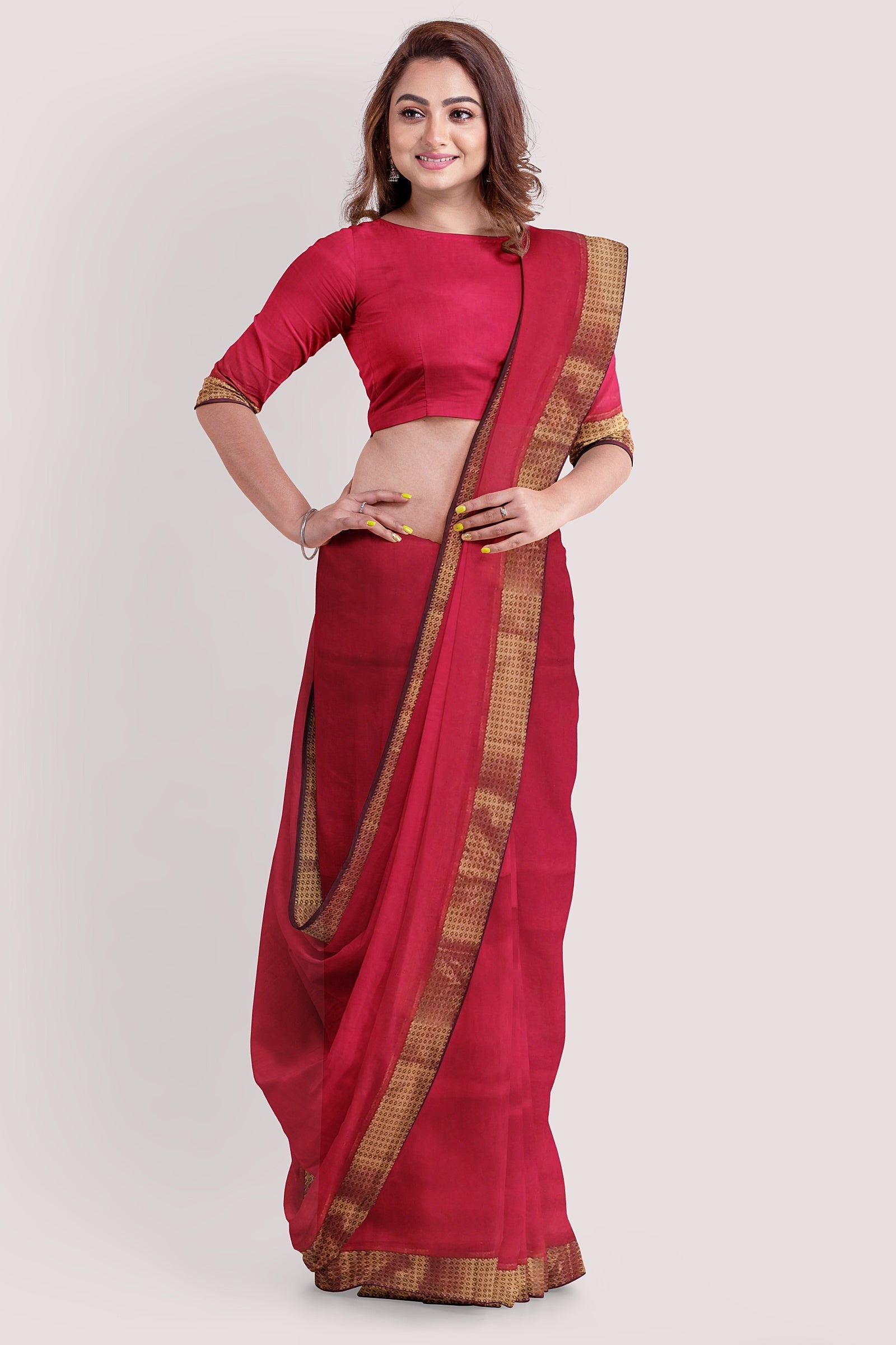 VAAGMI WORLD MAHESHWARI HANDLOOM SAREE