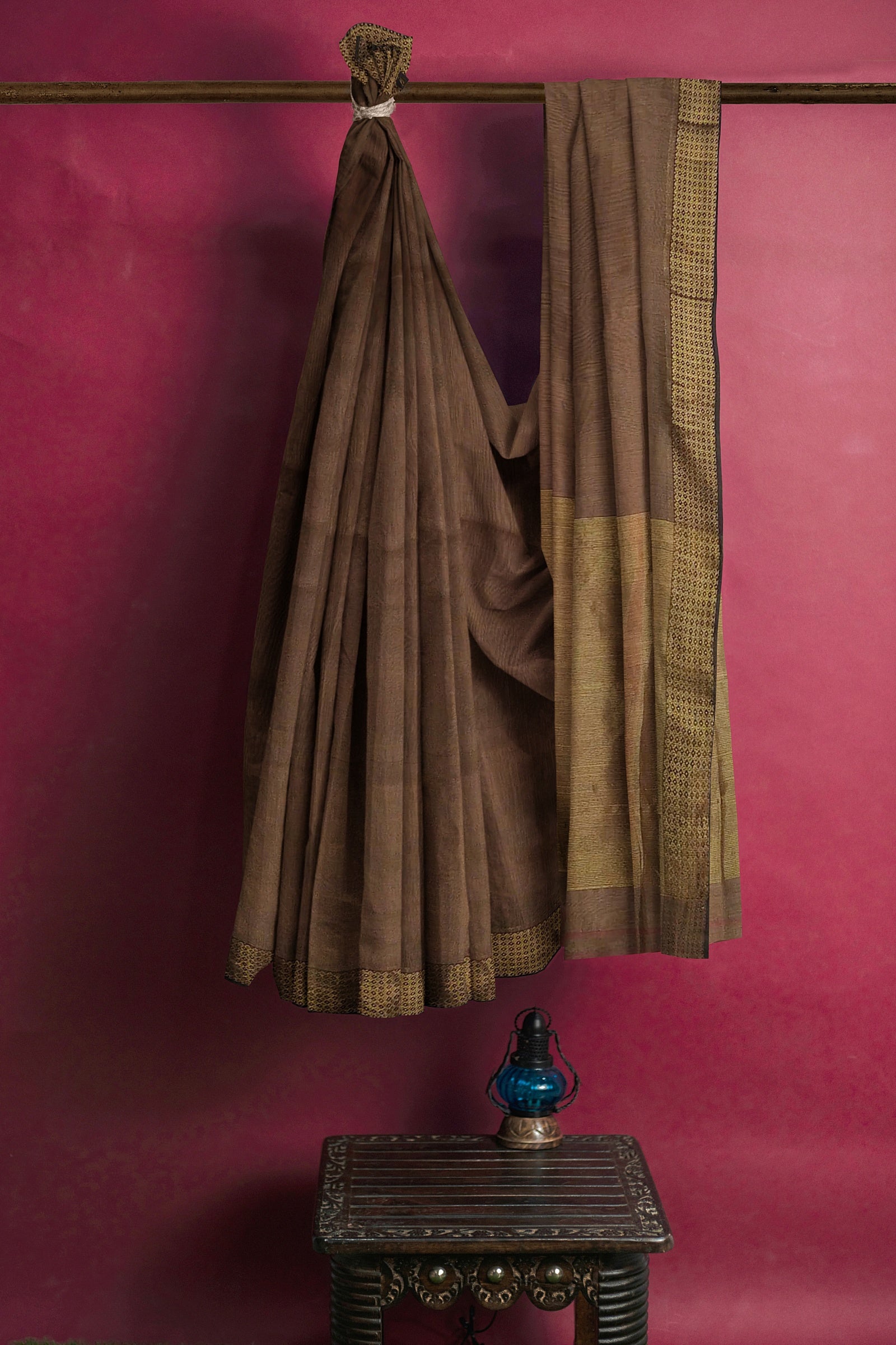 VAAGMI WORLD MAHESHWARI SILK COTTON HANDLOOM SAREE