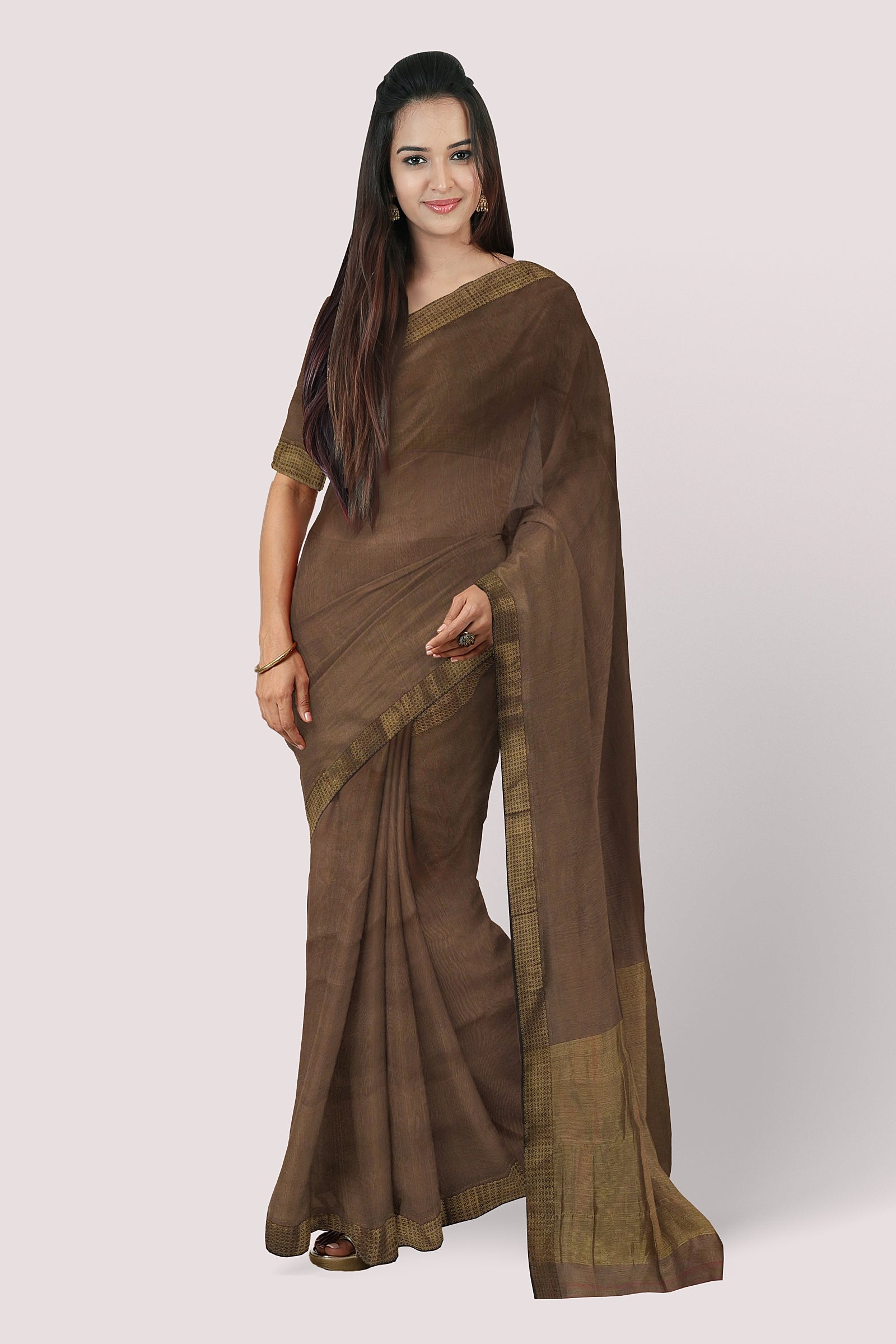 VAAGMI WORLD MAHESHWARI SILK COTTON HANDLOOM SAREE