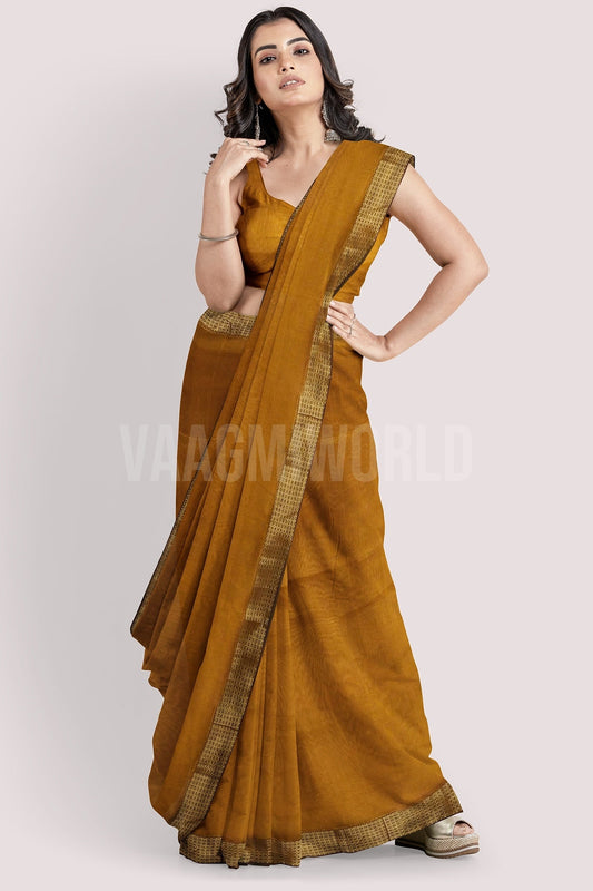 VAAGMI WORLD MAHESHWARI HANDLOOM SILK COTTON SAREE