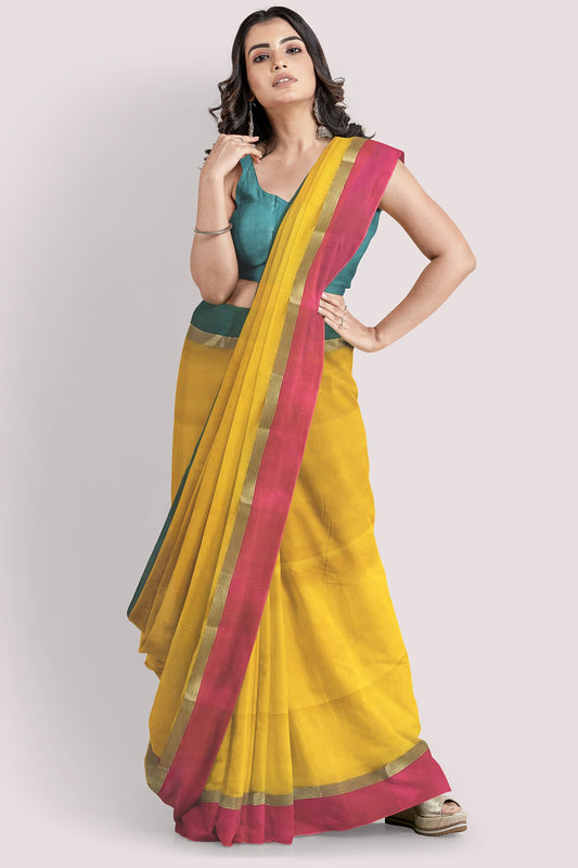 MAHESHWARI SILK COTTON HANDLOOM SAREE