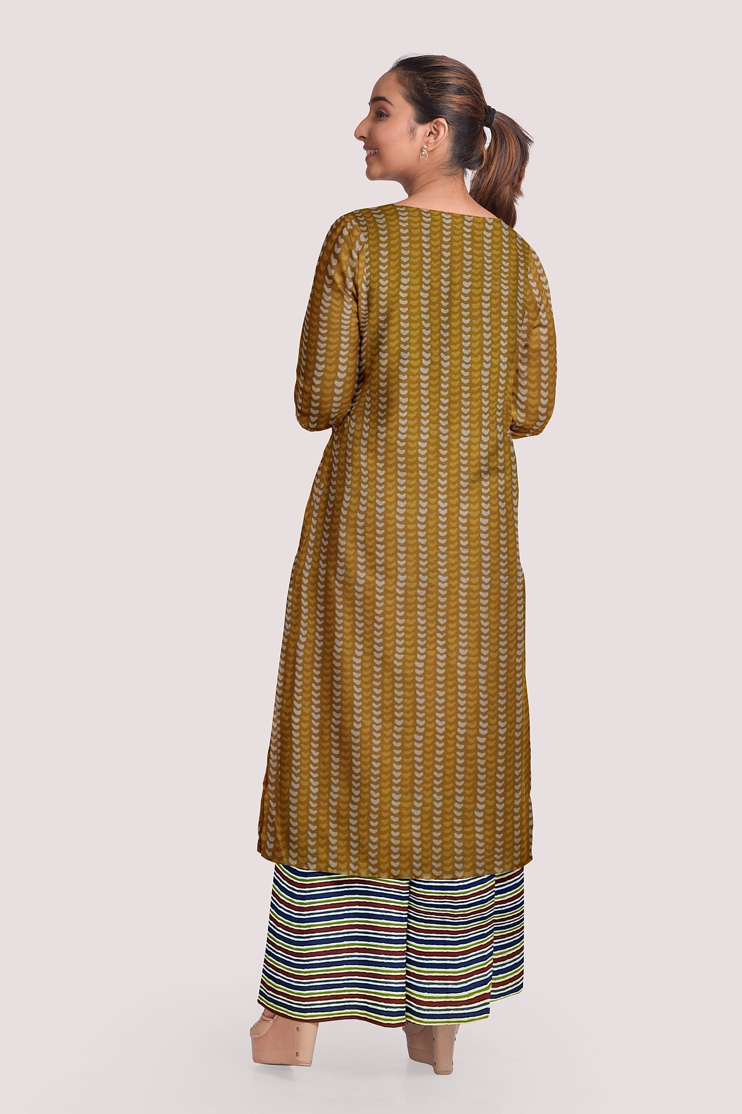 VAANYA Blockprint Cotton Kurta Fabric