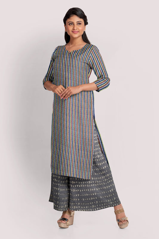 VARAHI Blockprint Cotton Kurta Fabric