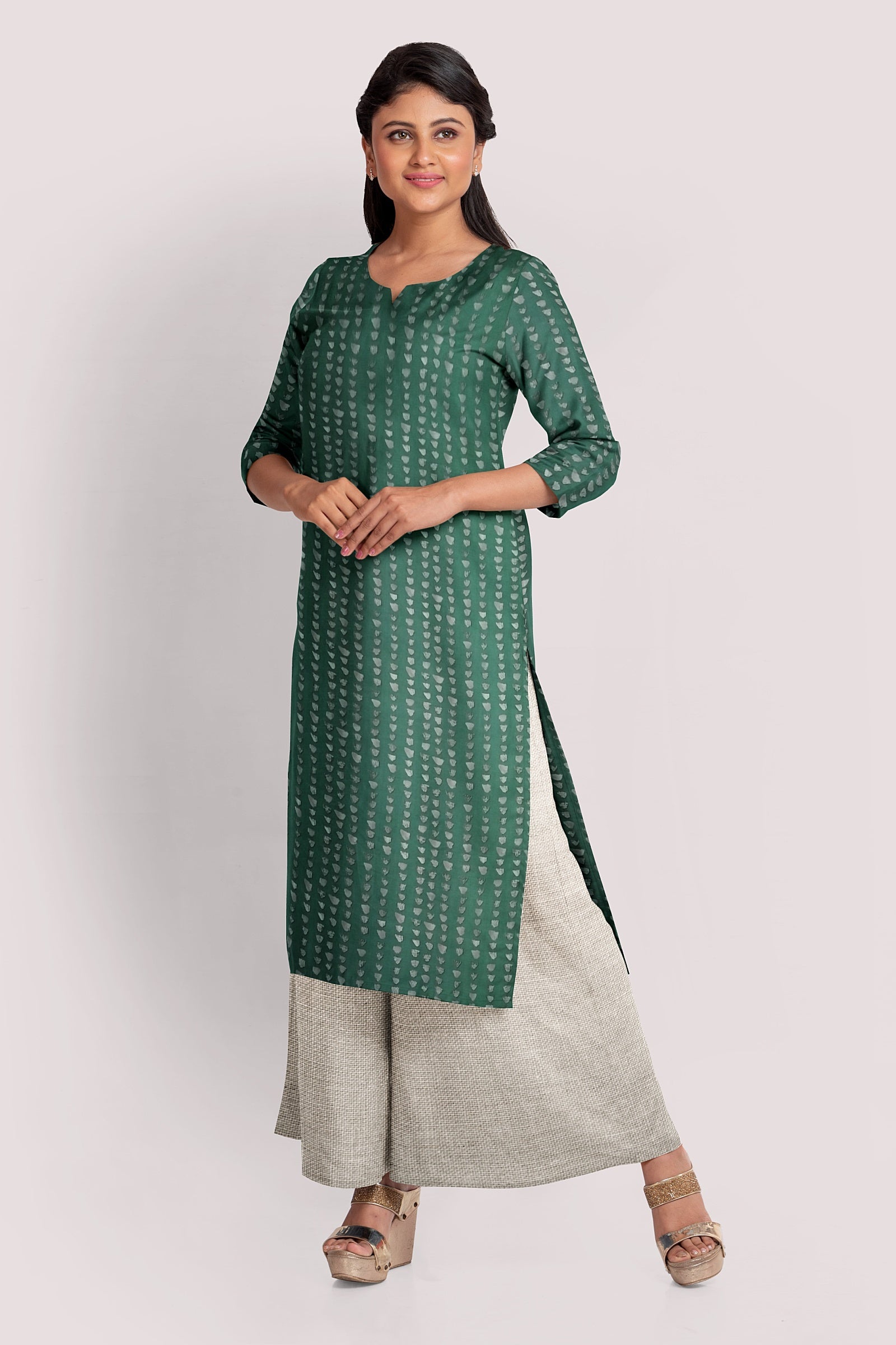 VARNIKA Blockprint Cotton Kurta Fabric