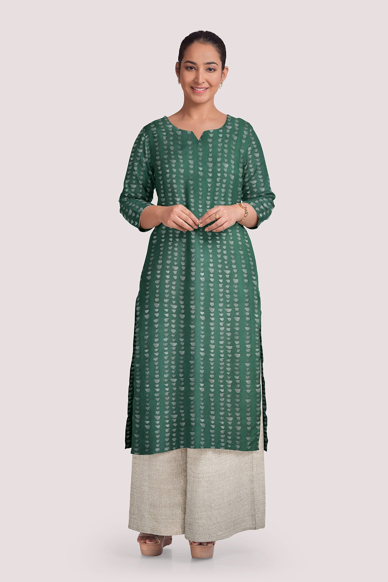 VARNIKA Blockprint Cotton Kurta Fabric