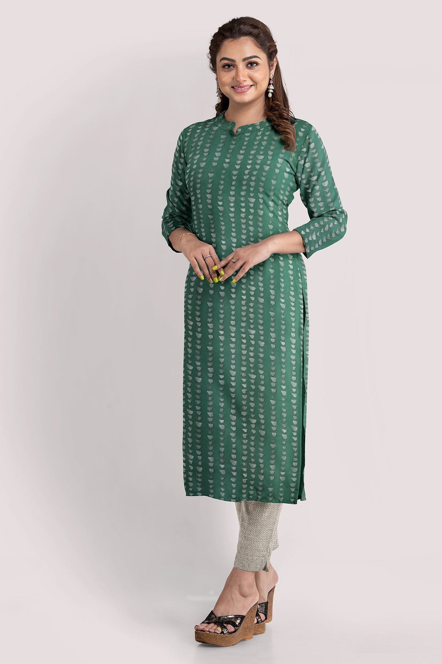 VARNIKA Blockprint Cotton Kurta Fabric