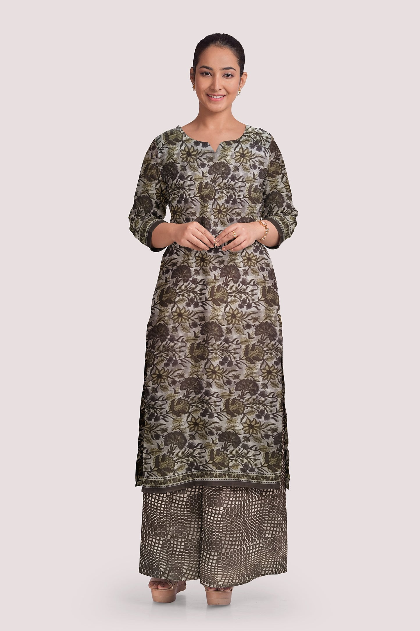 VASUDHA Blockprint Cotton Suit Fabric