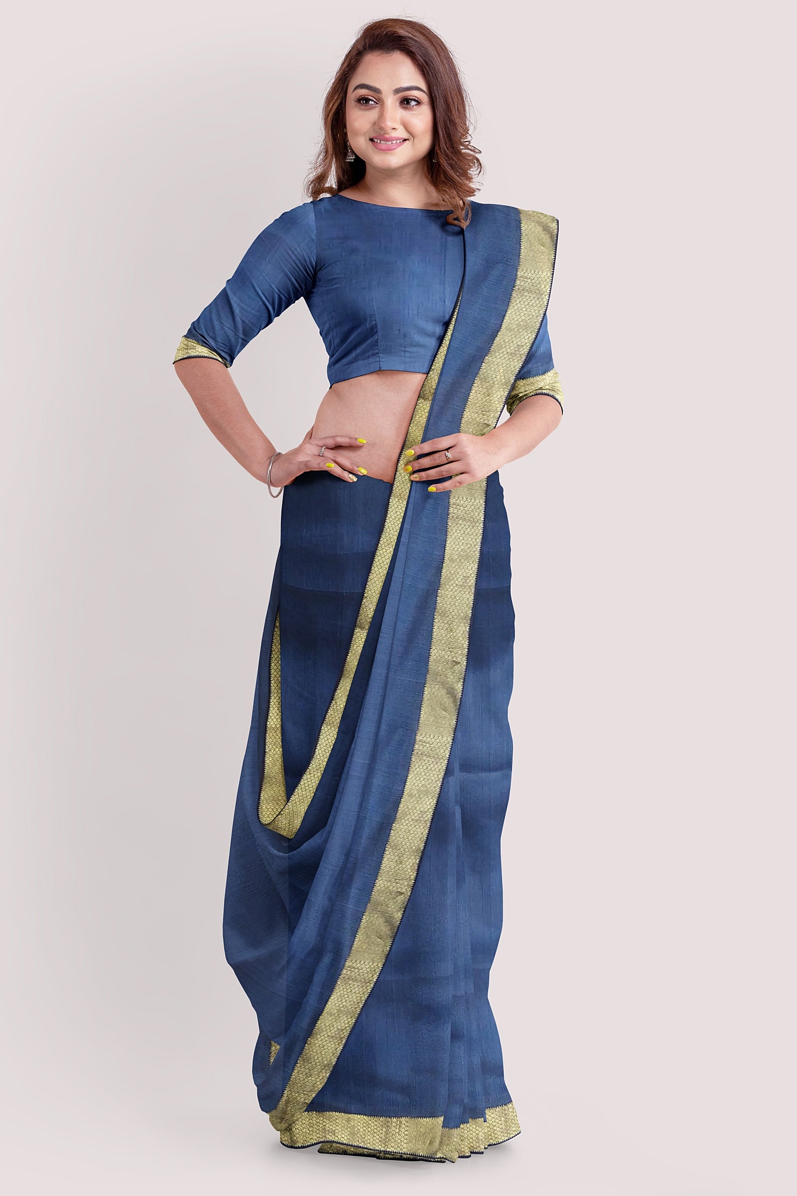 VAAGMI WORLD MAHESHWARI SILK COTTON HANDLOOM SAREE