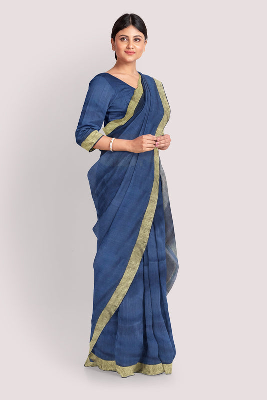 VAAGMI WORLD MAHESHWARI SILK COTTON HANDLOOM SAREE