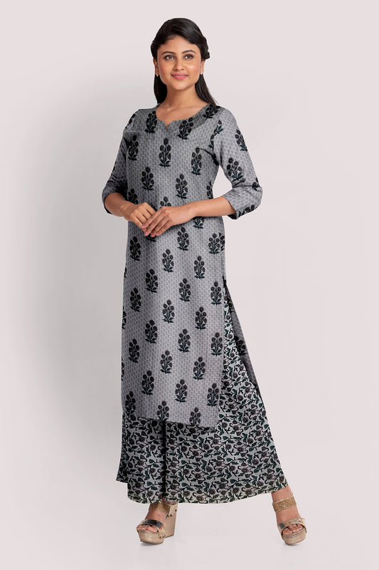 AADRITI Blockprint Cotton Kurta Fabric