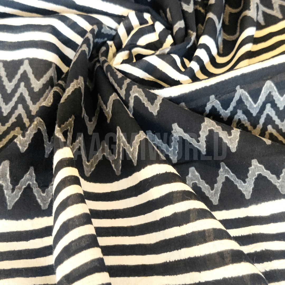 VAAGMI WORLD HANDBLOCK COTTON SAREES