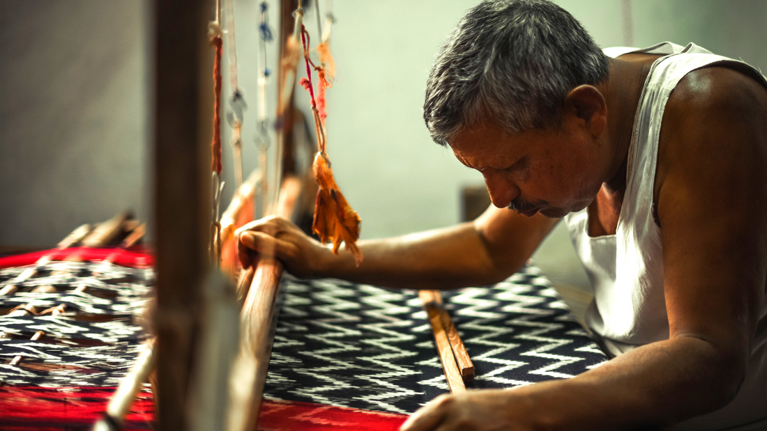 Weaver Weaving Saree