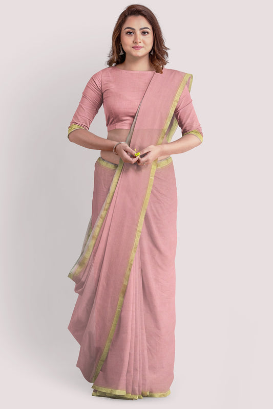 SHYLA Cotton Kota Doria Saree