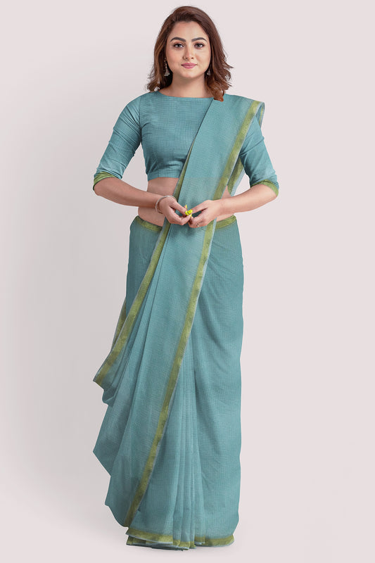 AADHINI Cotton Kota Doria Saree