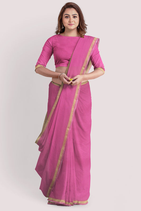 BANDHINI Cotton Kota Doria Saree