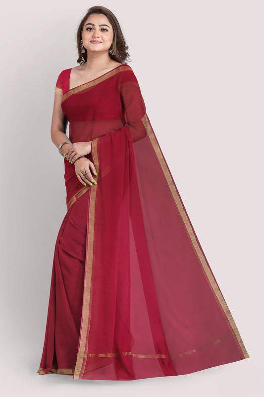 PADMAJA Cotton Kota Doria Saree