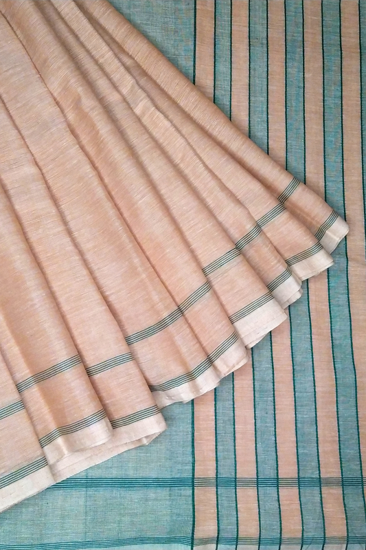 MUDDY MIST Organic Cotton Handloom Saree